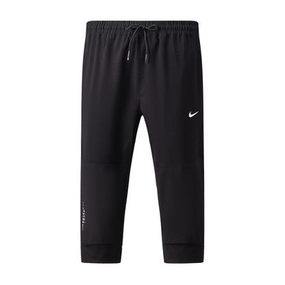 Pantacourt jogging sport en coton avec fermeture – Confort & Style (Ni-ke) (Bleu et Noir disponible) PCJCMSP05