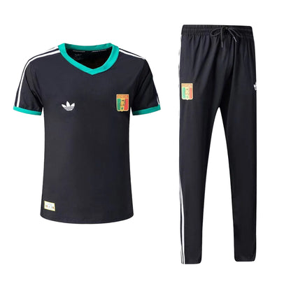 Ensemble Sénégal Premium – (Noir) T-shirt avec pantalon ETPSMS03
