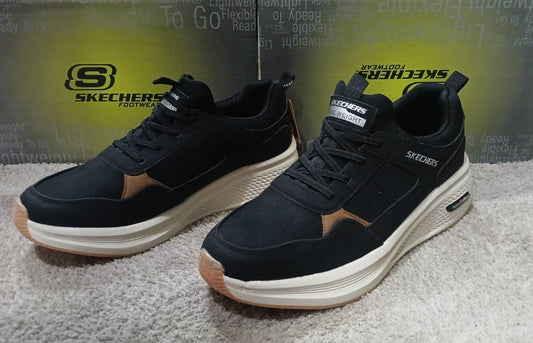 Chaussure Skechers (Lite-Weight) Noir avec lacets