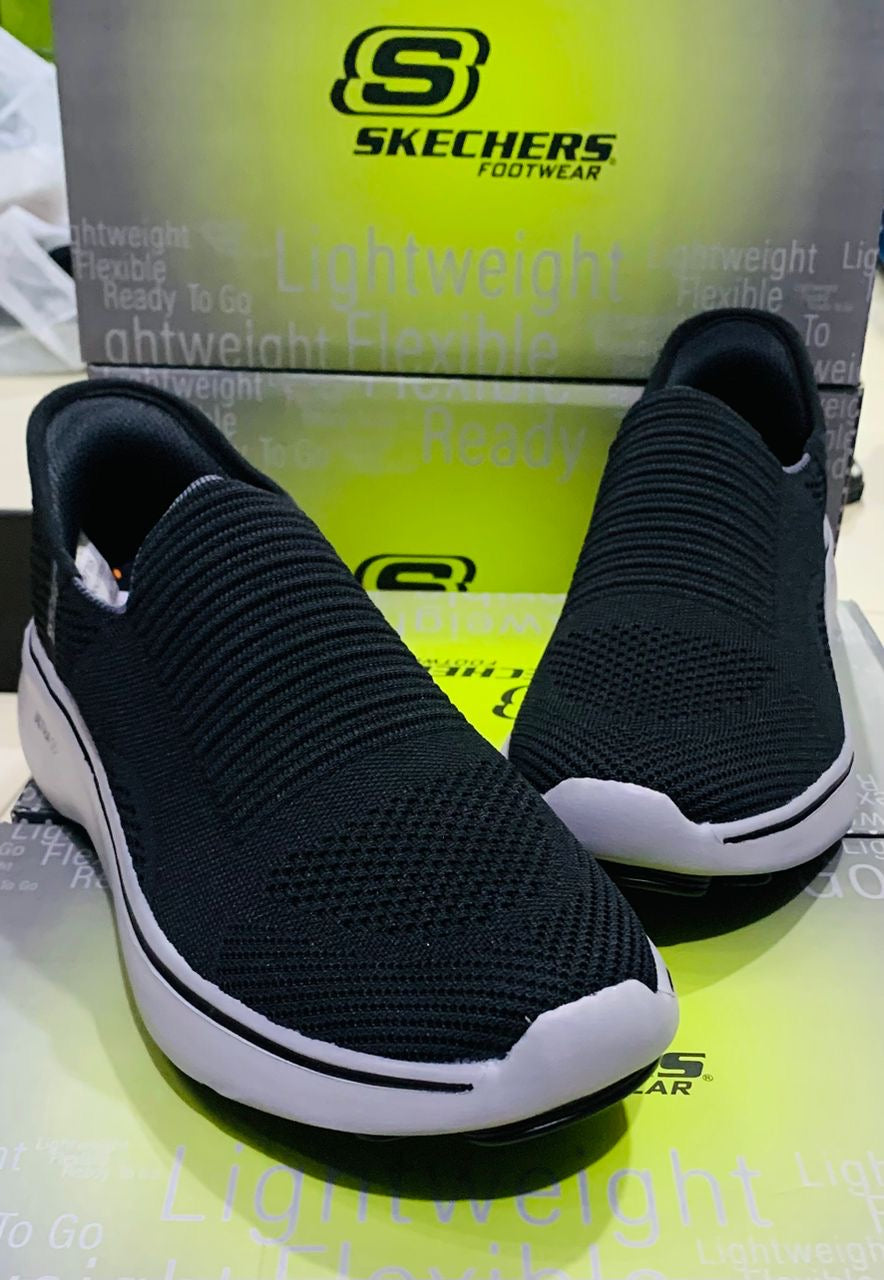 Chaussure Skechers Flexible (Noir) Enfiler