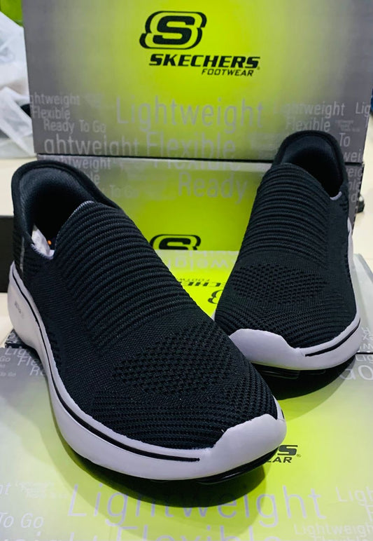 Chaussure Skechers Flexible (Noir) Enfiler