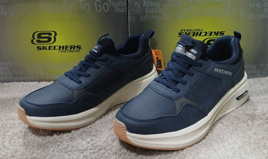 Chaussure Skechers (Lite-Weight) Bleu avec lacets