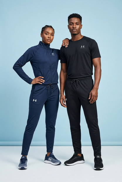 Pantalon jogging coton UA loisir/sport avec fermeture (unisexe) (3 couleurs disponibles pour choisir)