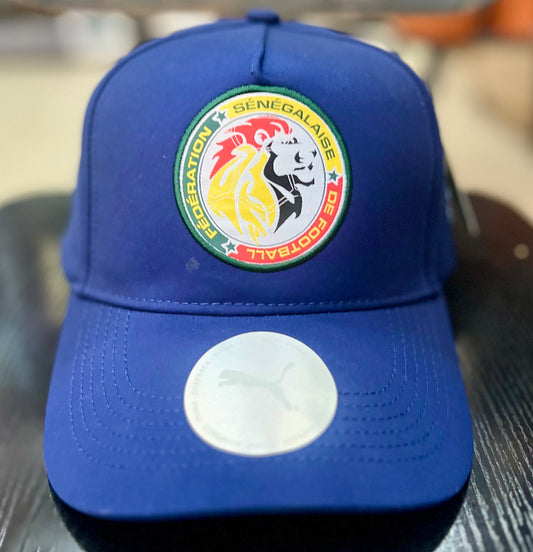 Casquette Sénégal Bleu Ajustable – Logo Brodé | Unisexe