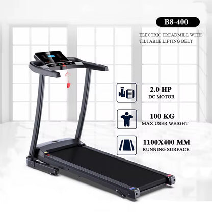 Tapis de course pliant Moteur de 2,0 CV Inclinaison manuelle à 3 niveaux KMSTPS01