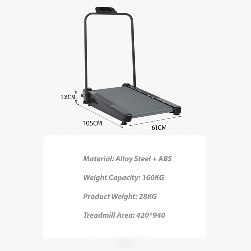 Tapis de course connecté pliable avec application & télécommande (BTSS)