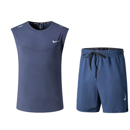 Ensemble de sport Débardeur avec short Nike (Marine) MSEDSN04