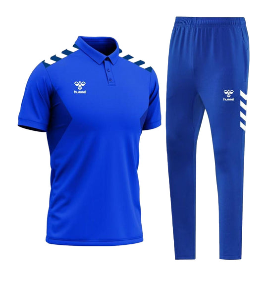 Ensemble Polo & Jogging Hummel (Bleu/Bleu)– Style Sport Premium