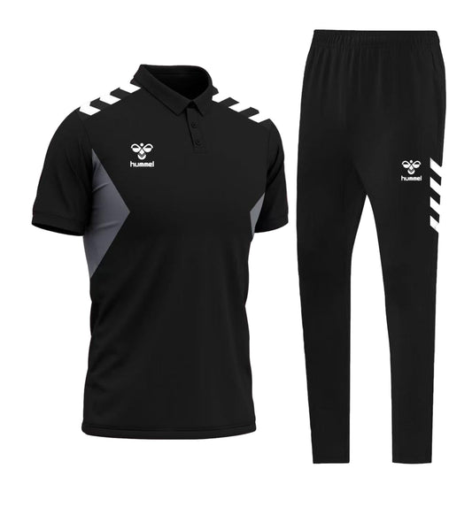 Ensemble Polo & Jogging Hummel (noir/noir)– Style Sport Premium