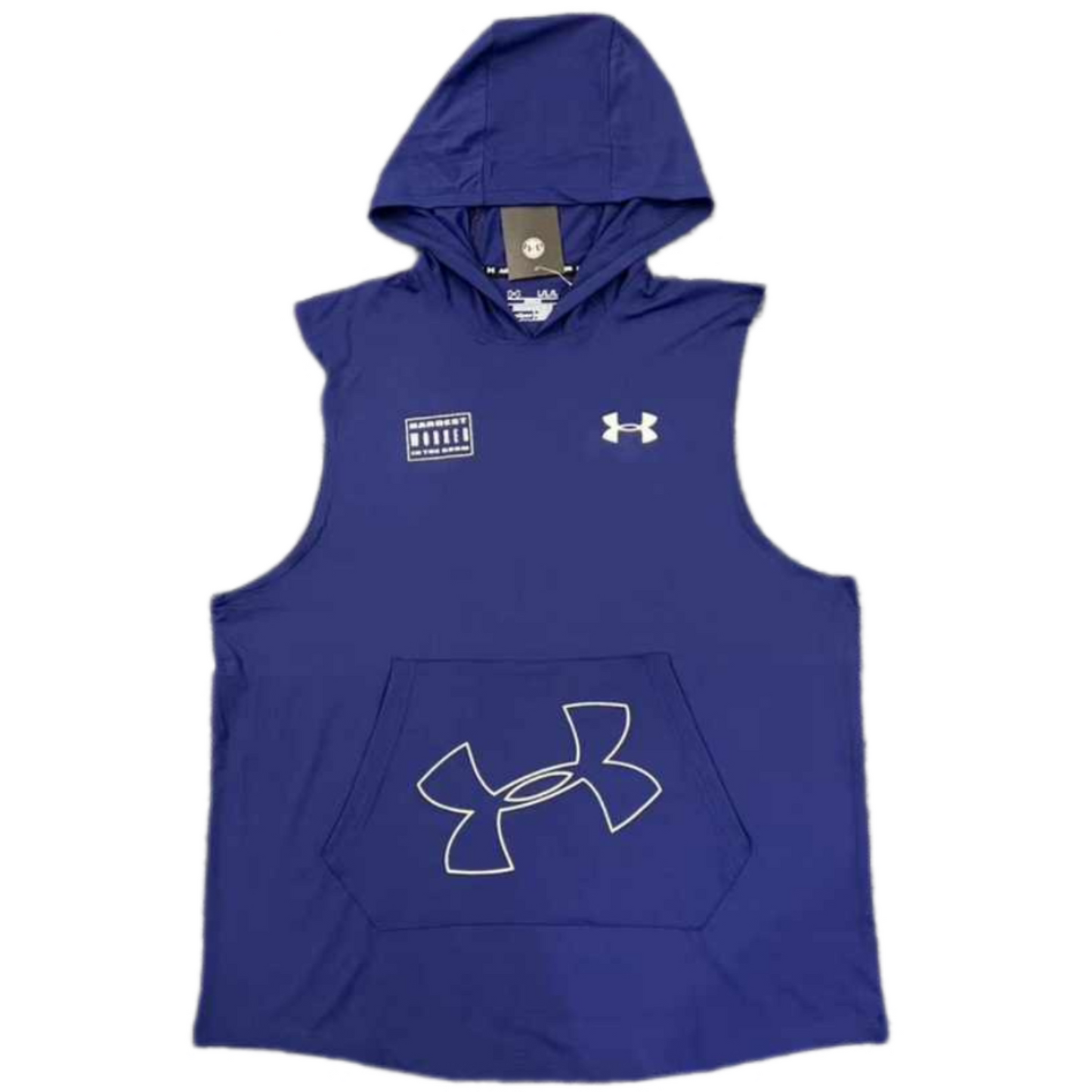 Débardeur avec capuche Under Armour (Bleu)