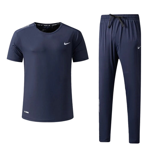 Ensemble Sport (NI-KE) – T-shirt & Pantalon Style Performance Marine TPESMSN10