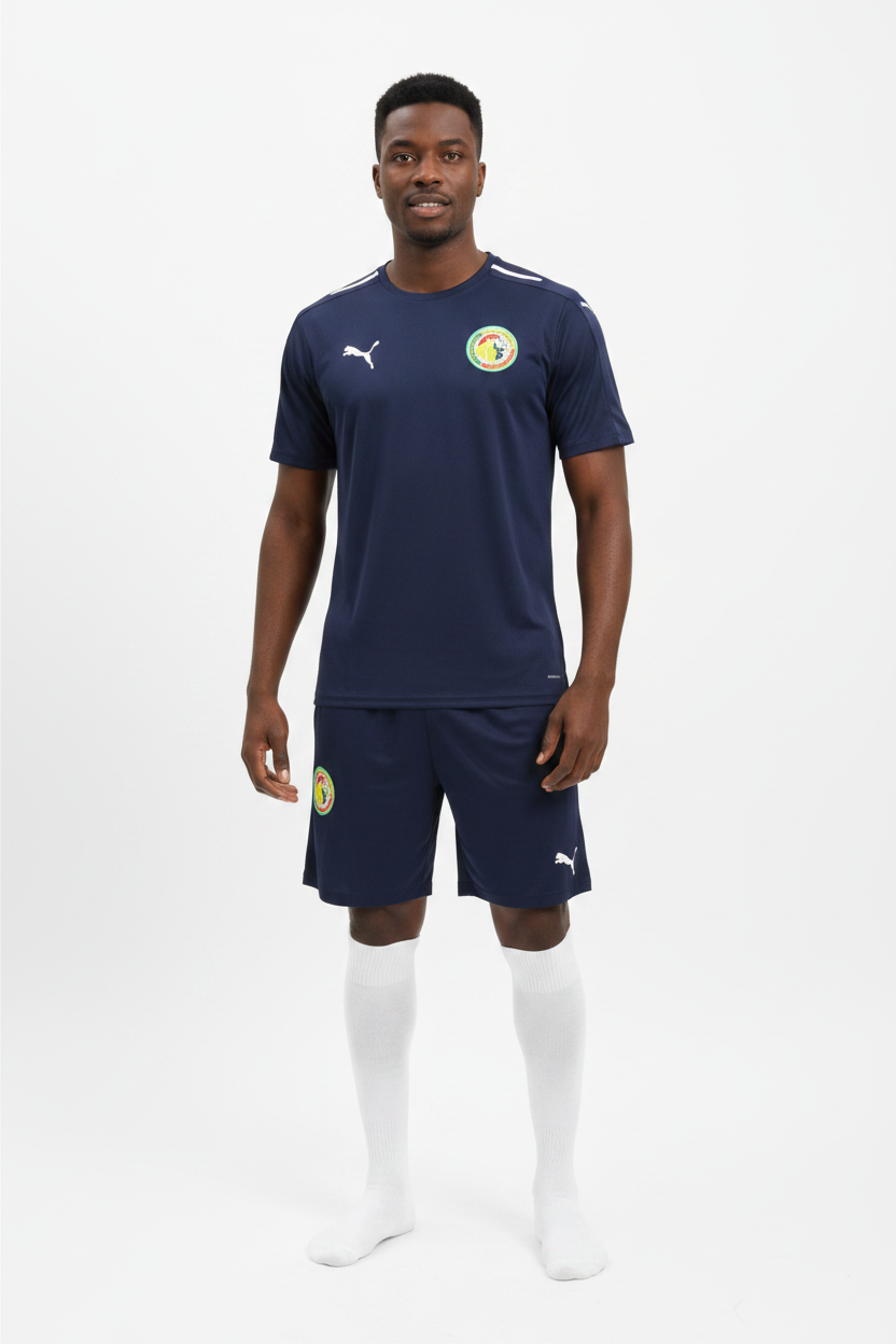 Ensemble maillot loisirs Senegal (marine) 2026 ESSLTS03