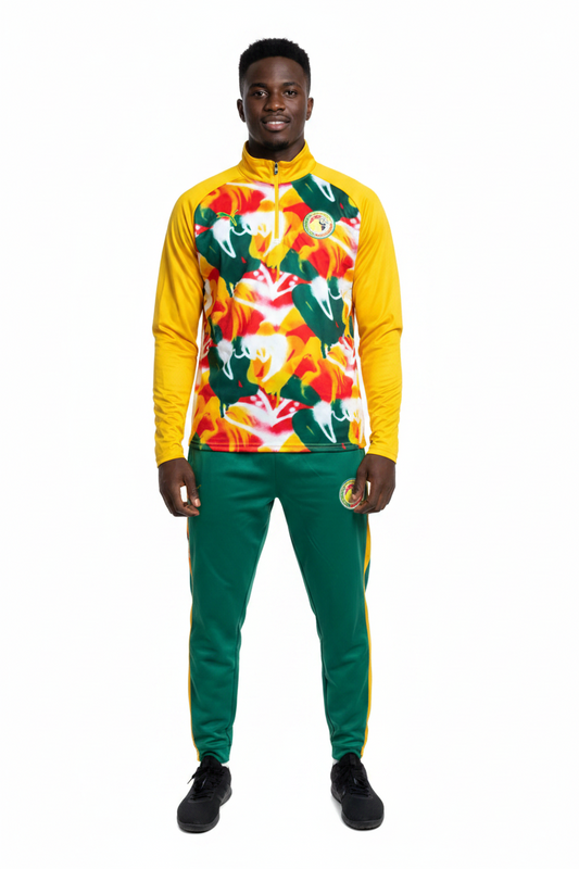 Ensemble Survêtement loisirs Senegal (Jaune/vert) 2026 SMSSC06