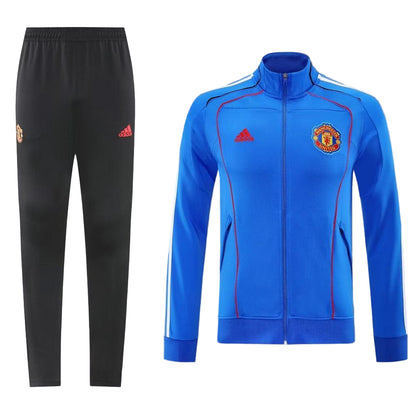 Ensemble Survêtement Manchester United (Bleu/Noir) Saison 2025