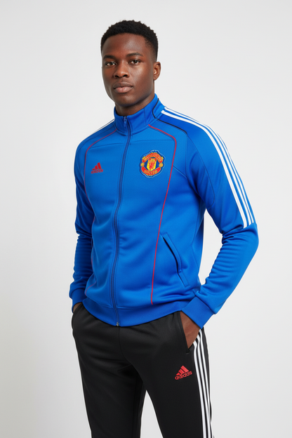 Ensemble Survêtement Manchester United (Bleu/Noir) Saison 2025