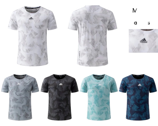 T-shirt Homme à Motif Géométrique – Confort & Style (adidas) (4 couleurs disponibles pour choisir) TASMSF01