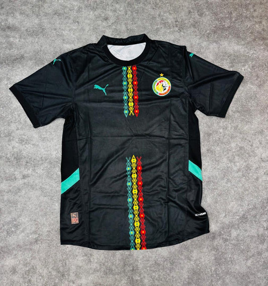 Maillot Sénégal édition FANS (Lions de la Teranga) Triosème (Noir) 2025-2026