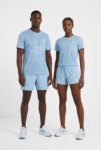 Ensemble de T-shirt et Short Unisexe Adi-das (Climalite) Sport confort Bleu