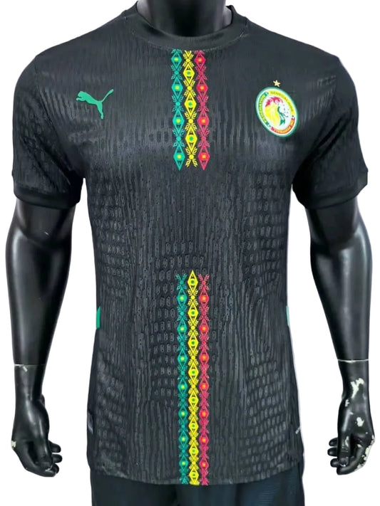 Maillot Sénégal édition FANS (Lions de la Teranga) Triosème (Noir) 2025-2026