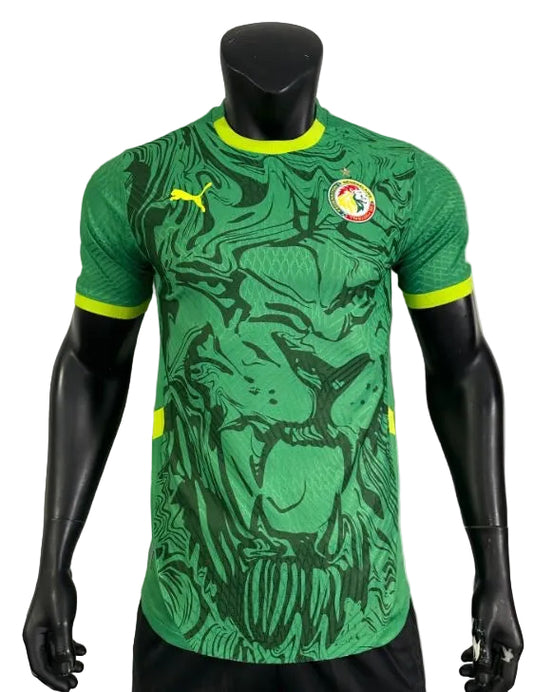Maillot officiel de l’équipe nationale du Sénégal (Lions de la Teranga) Extérieur (vert) 2025-2026