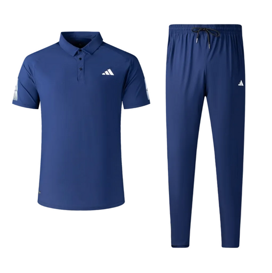 Ensemble col roulé Adidas avec pantalon jogging (Marine) ECPAMS05