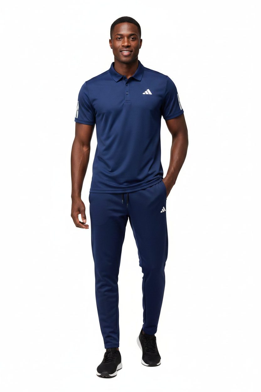 Ensemble col roulé Adidas avec pantalon jogging (Marine) ECPAMS05
