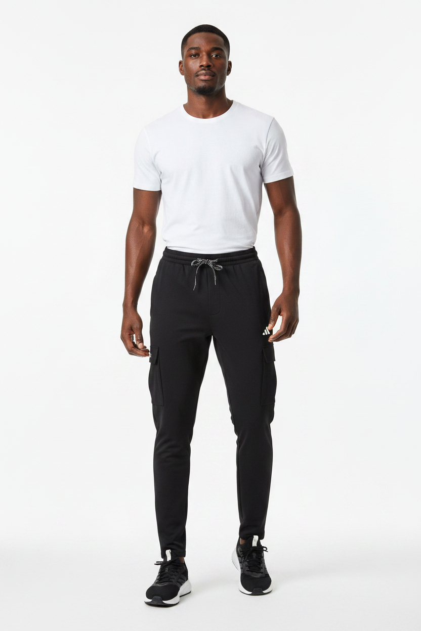 Pantalon Cargo poches – Confort & Style (Adi-das) (4 couleurs disponibles pour choisir) avec fermeture PJCPSMS02