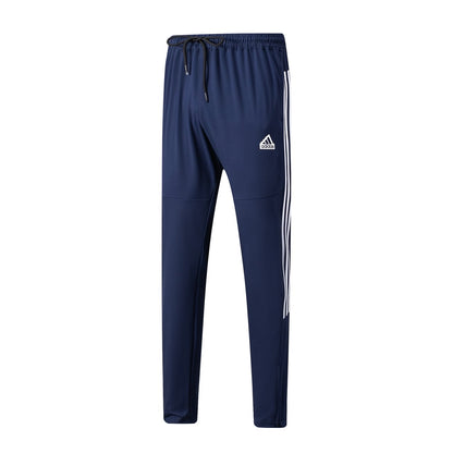 Pantalon jogging en coton avec fermeture – Confort & Style (Adi-das ) (Bleu et Noir disponible) PJCMSP02
