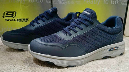 Chaussure Skechers BIG SIZE (Arch) avec lacets Bleu