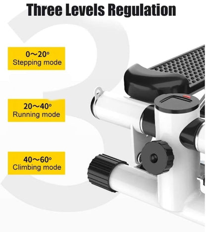Mini Stepper avec écran Multifonctions et Cordes Élastique