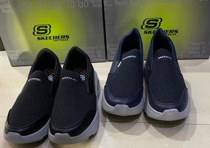 Chaussure Skechers (Slip On Renforcé) Bleu comfortable
