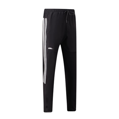 Pantalon jogging en coton avec fermeture – Confort & Style (Adi-das ) (Bleu et Noir disponible) PJCMSP02