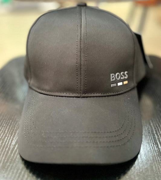 Casquette Boss Noir (tricolore) Ajustable – Logo Brodé | Unisexe