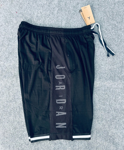 Short loisir Jordan noir (bande blanc) avec fermeture SSMSJ06