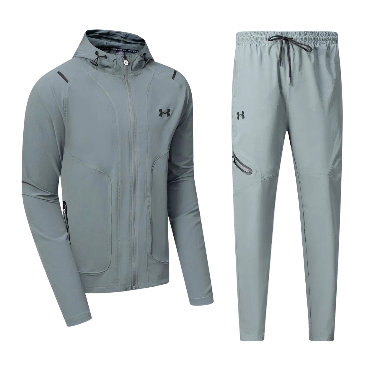 Ensemble Survêtement Capuche Performance (Toiles) – Under Armour Argent ECUAMS 03