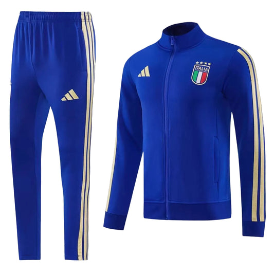 Ensemble survêtement Sport Italie (Bleu) avec fermeture 2026-2027