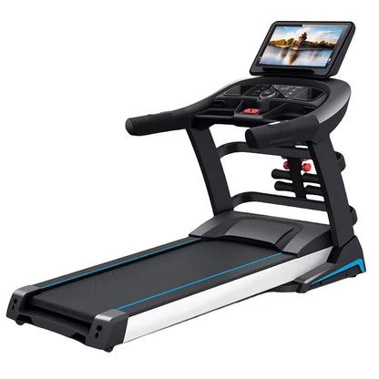 Tapis de Course électrique Professionnel Pliable – (Écran Multimédia, Grand écran Smart Multi-fonction Absorption des chocs Pliant)