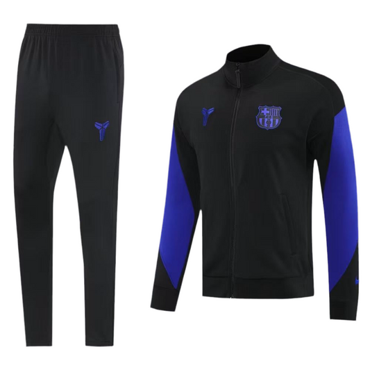 Ensemble Survêtement FC Barcelone Mamba édition Saison 2025-2026 (Marine/Violet) avec fermeture