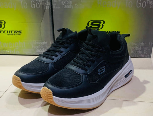 Chaussure Skechers (classique) Noir avec lacets