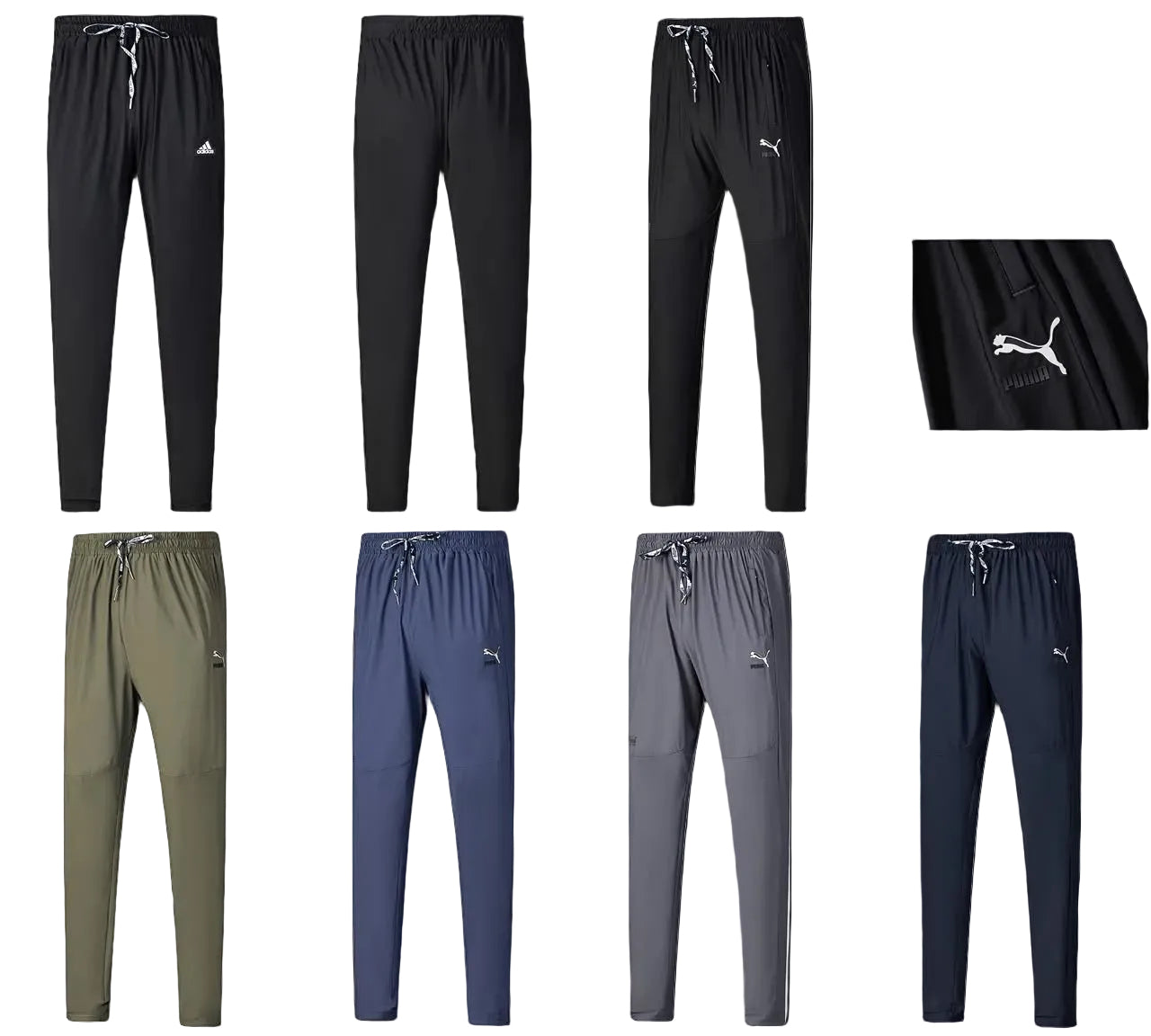 Pantalon de Survêtement Homme – Confort & Style (Puma) (5 couleurs disponibles pour choisir) avec fermeture PJSMS03