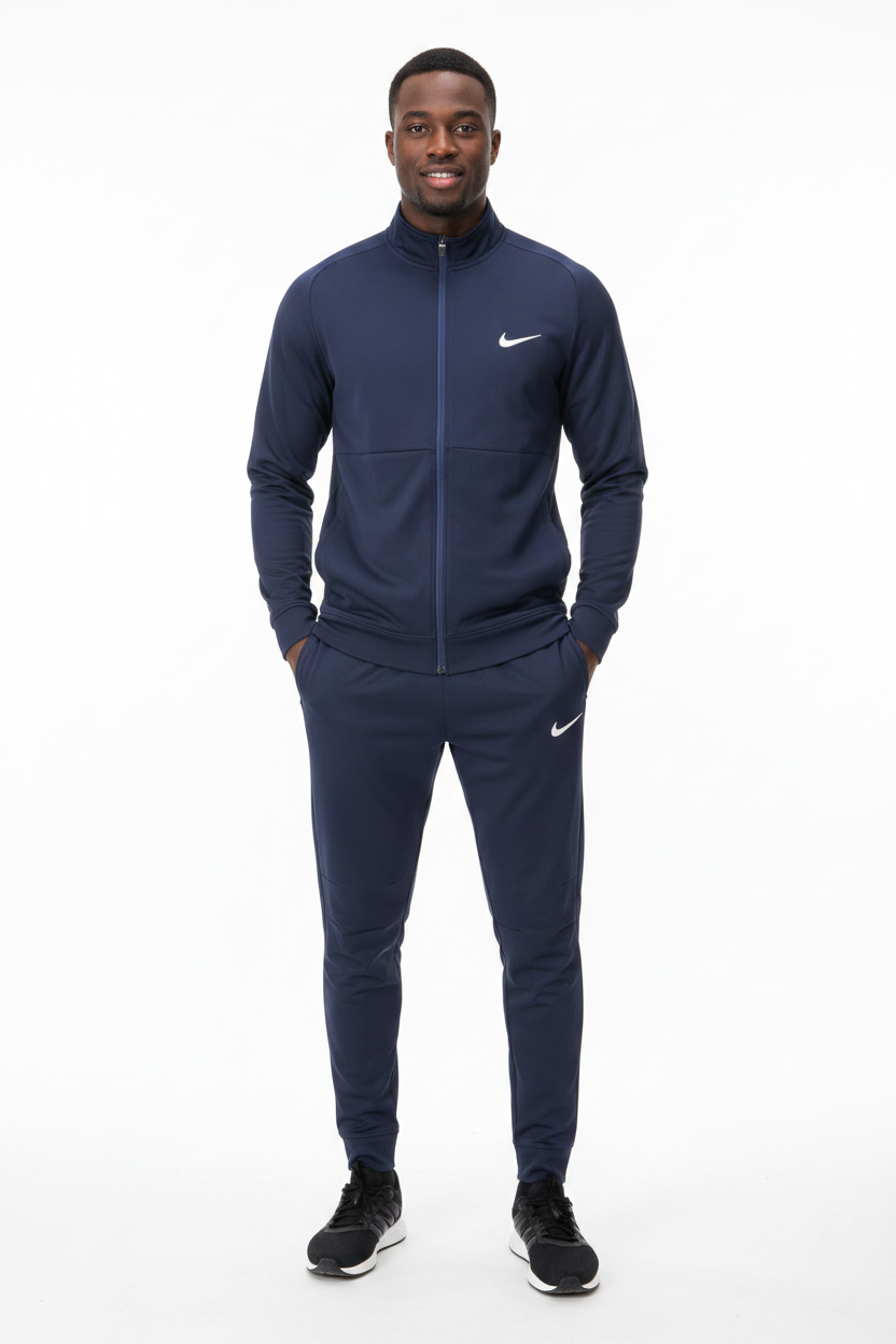 Ensemble Survêtement Classique Nike Marine (coton leger) avec fermeture MSESN06