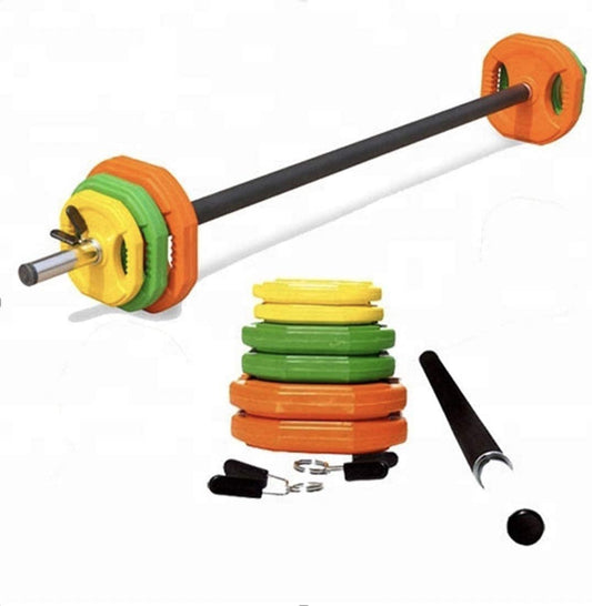 Haltère de pompe en métal texturé de 20 kg