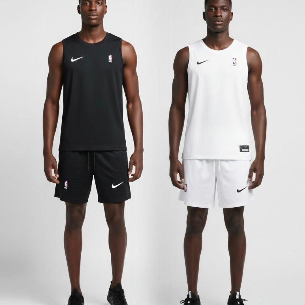 Ensemble derbardeur avec short compression confort dri-fit (Blanc/Noir disponible)