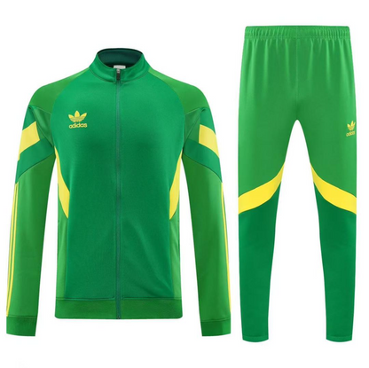 Ensemble Survêtement classique Adidas originals (vert) avec fermeture