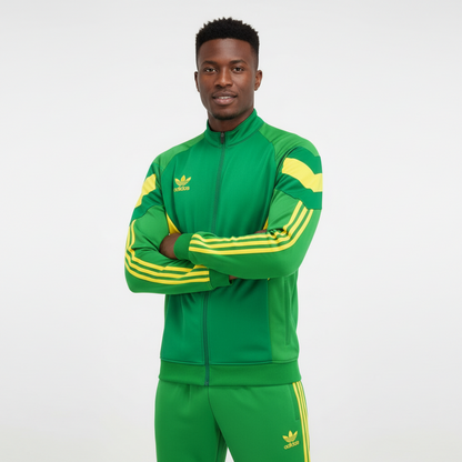 Ensemble Survêtement classique Adidas originals (vert) avec fermeture