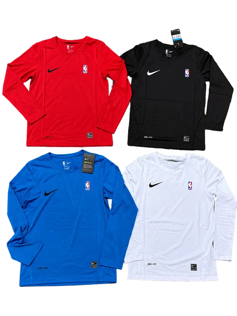 T-shirt Manches longues compression confort dri-fit (4 couleurs disponibles)
