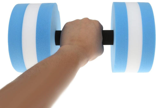 Entraînement d’haltères d’aérobic aquatique en mousse EVA Barbell aquatique