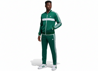 Ensemble Survêtement Loisir Adidas (vert/blanc) avec fermeture