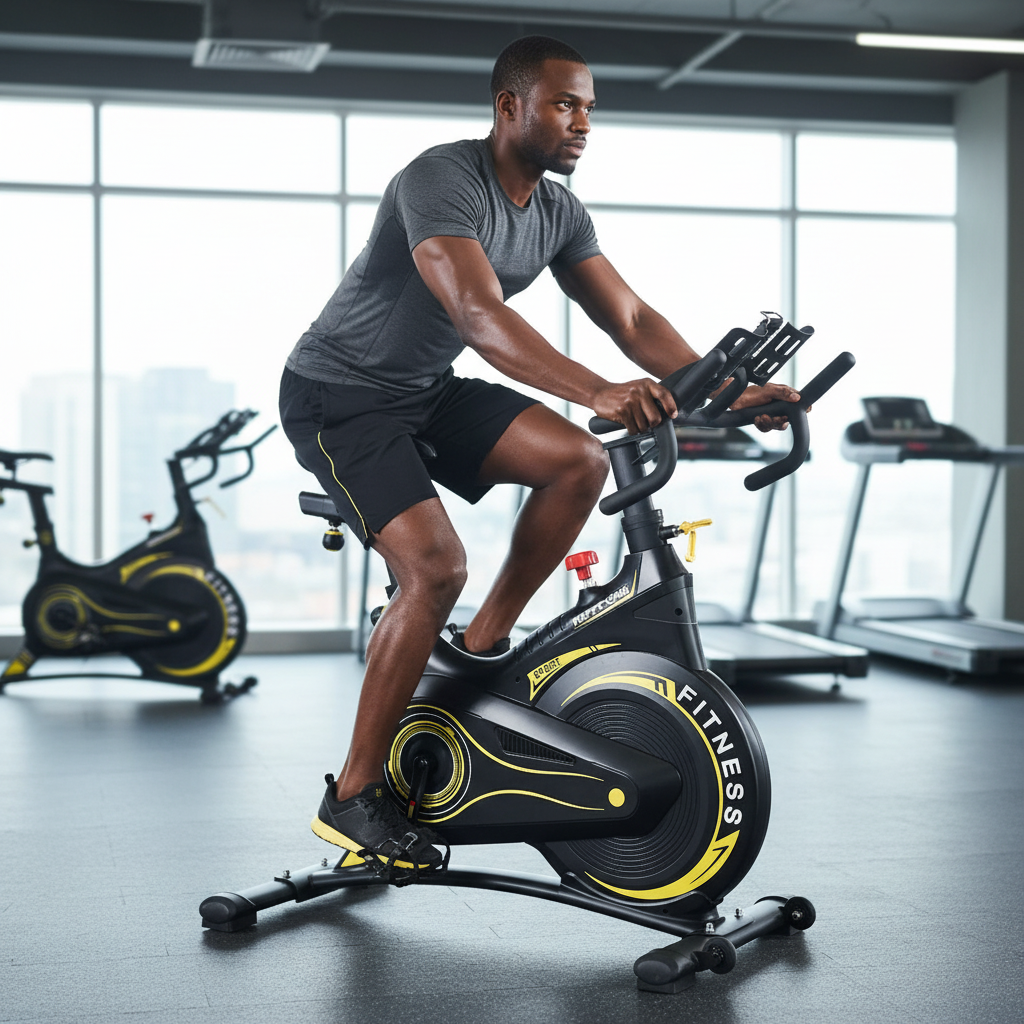 Vélo d’exercice pro Contrôle magnétique Spinning (fitness)