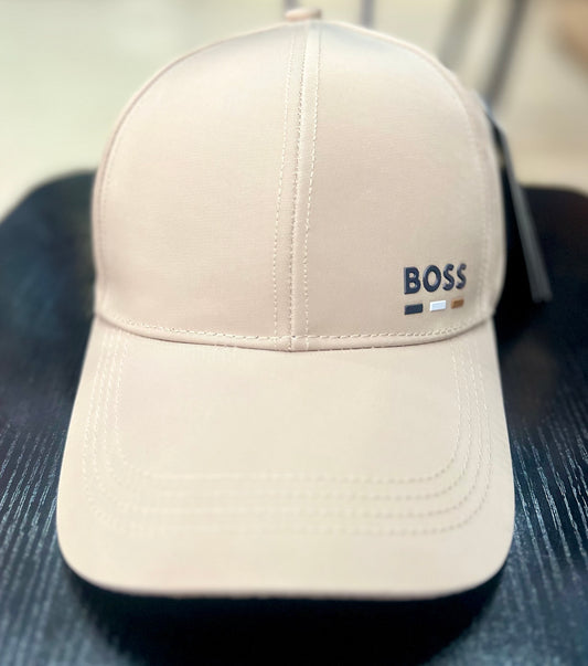 Casquette Boss biege(tricolore) Ajustable – Logo Brodé | Unisexe